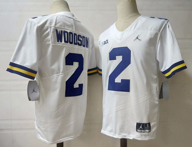 Men Michigan Wolverines #2 Woodson White 2024 Vapor NCAA Jersey